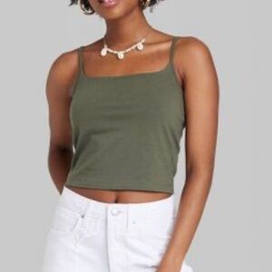 Women's Scoop Neck Cami T-Shirt - Wild Fable